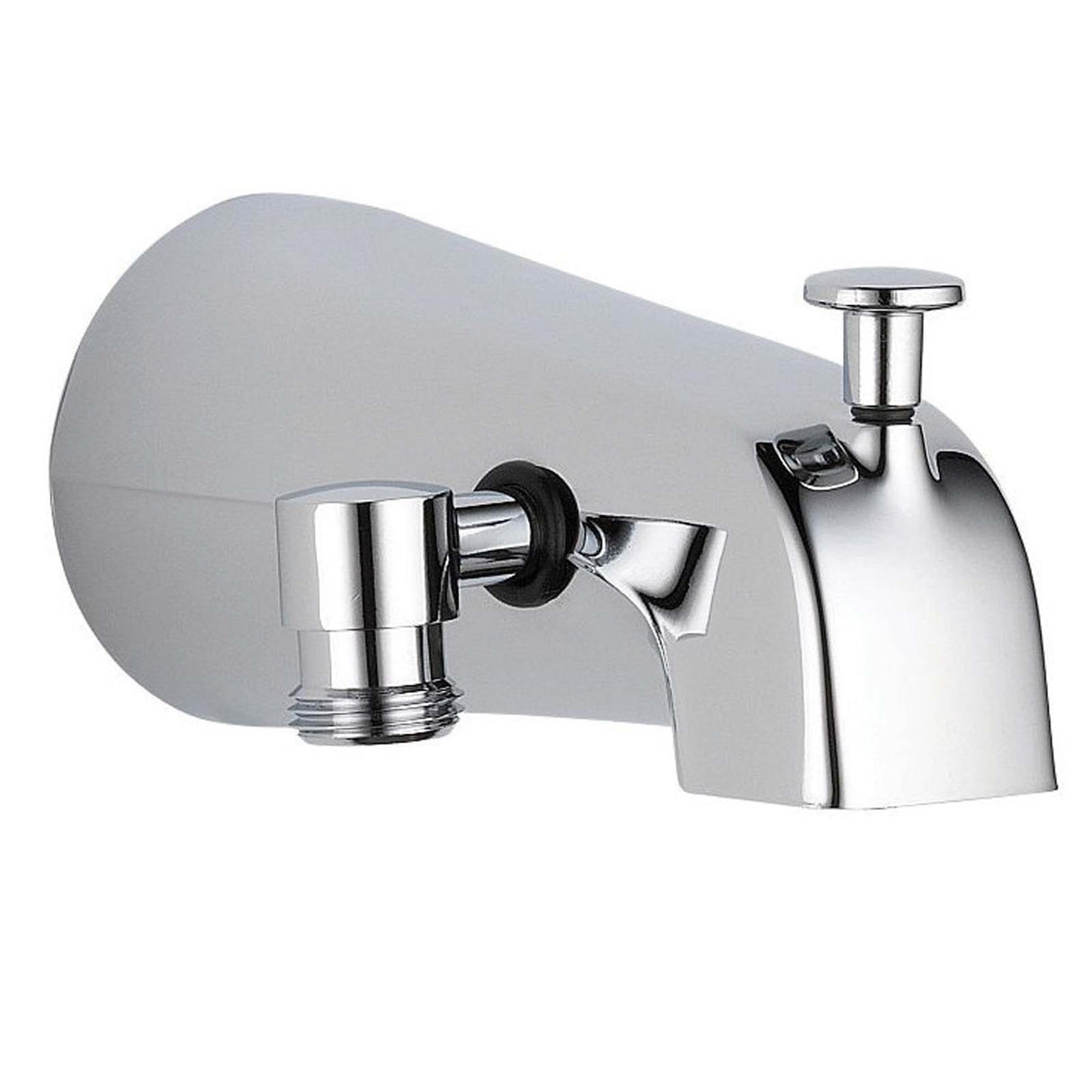 Delta U1072-PK Brass Pull-Up Diverter Tub Spout with Hand Shower Port, 7.5 gpm, 1/2" Threaded or 3/4" IPS, Chrome
