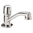 Delta 701LF-HDF Deck Mount Single Hole Metering Faucet, Push Button