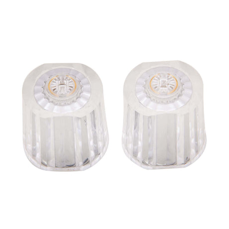 PlumbMaster Approved 20443 ST-89H Clear Acrylic Handle Pak (Pair, OEM) for American Standard Cadet Tub and Shower