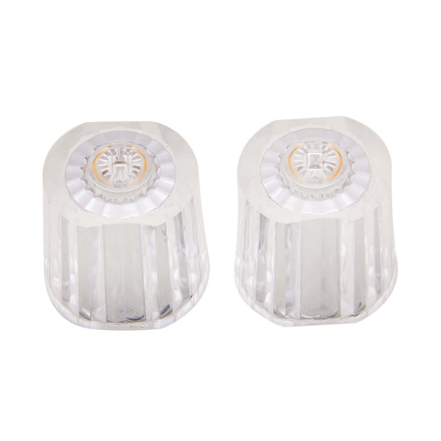 PlumbMaster Approved 20443 ST-89H Clear Acrylic Handle Pak (Pair, OEM) for American Standard Cadet Tub and Shower