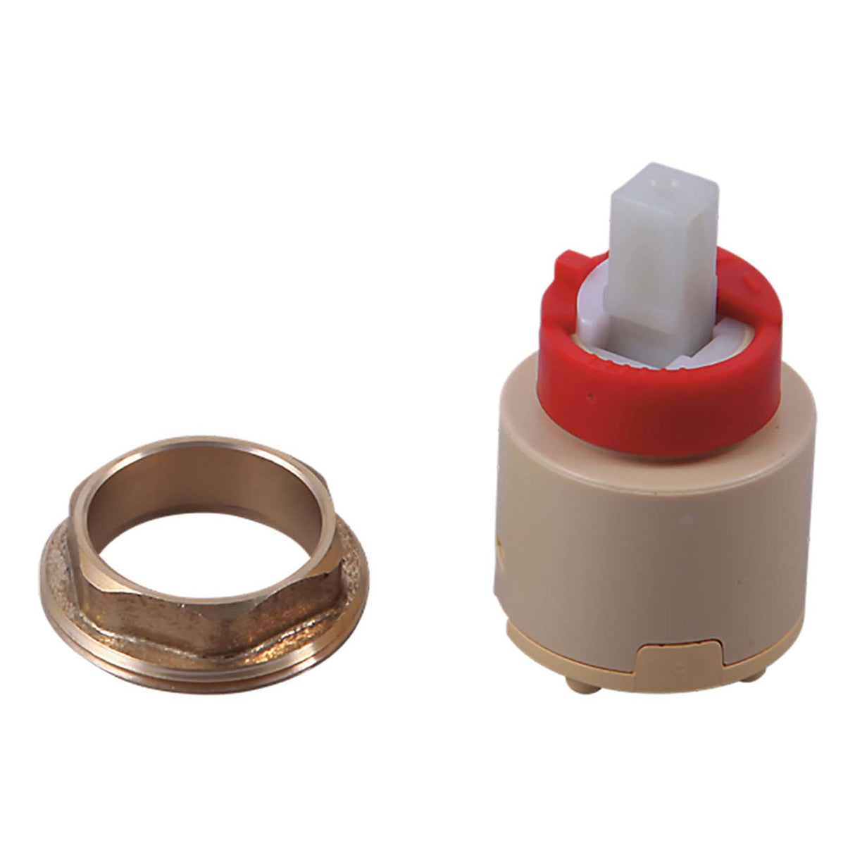 Delta RP34324 22C Brass Tones Ceramic Valve Cartridge For Model 185, 580 Delta Single Handle Kitchen/Lavatory Faucets