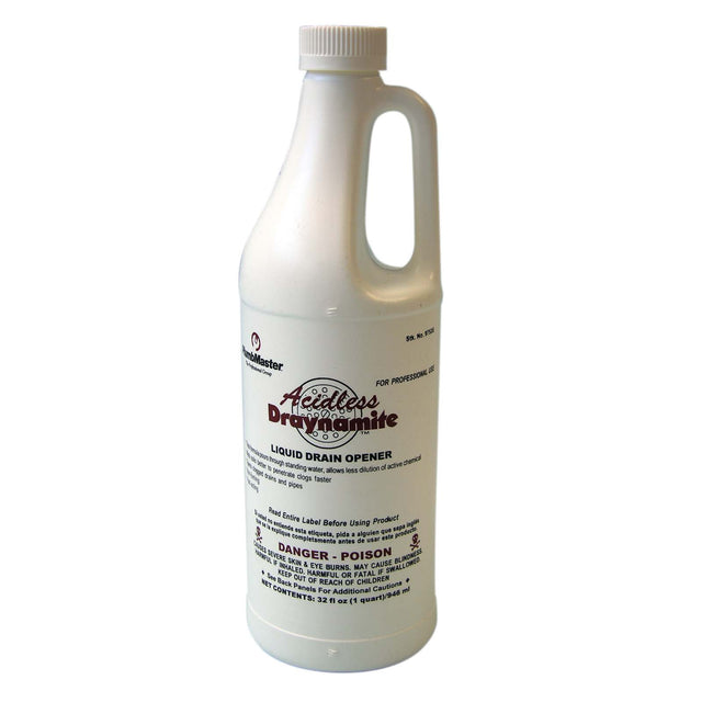 PlumbMaster Pro Series Acidless Draynamite Drain Opener, 32 oz, Bottle Case of 12