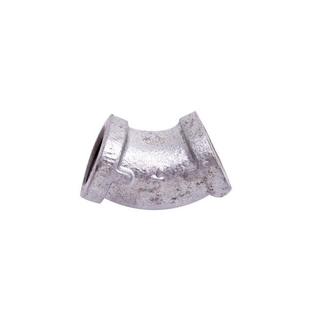 PlumbMaster Approved 94686 1/2" FIP Galvanized Steel 45 deg Elbow