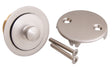 Brushed Nickel 2-Hole Lift-N-Turn Conversion Kit for 1-1/4 - 1-1/2" Drainage Assemblies
