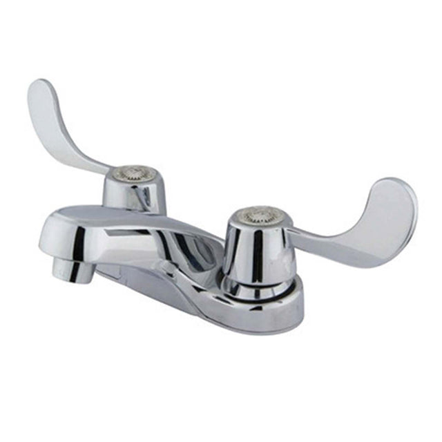 Kingston Brass KB181LP Vista Two Handle Centerset Bathroom Faucet Less Pop-up, Chrome