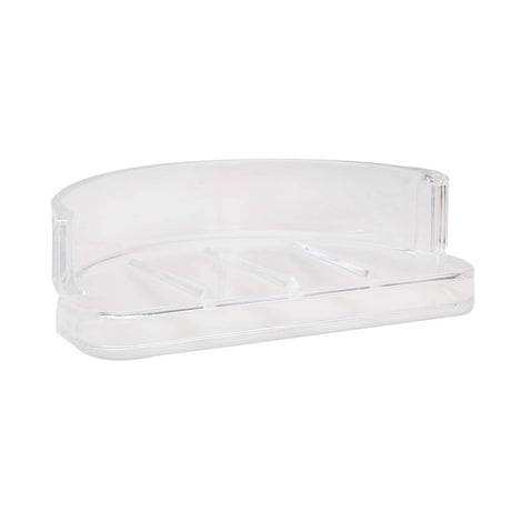 PlumbMaster Approved 51977 Plastic Replacement Soap Tray, Clear, 2-3/4" W x 1-1/4" H