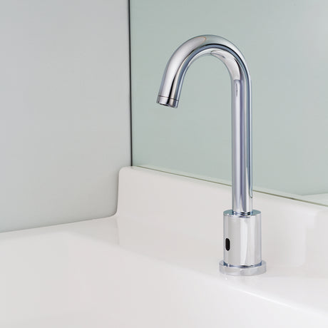 Sensorflo SF-9100-TMV Gooseneck Battery Powered Sensor Faucet with TMV