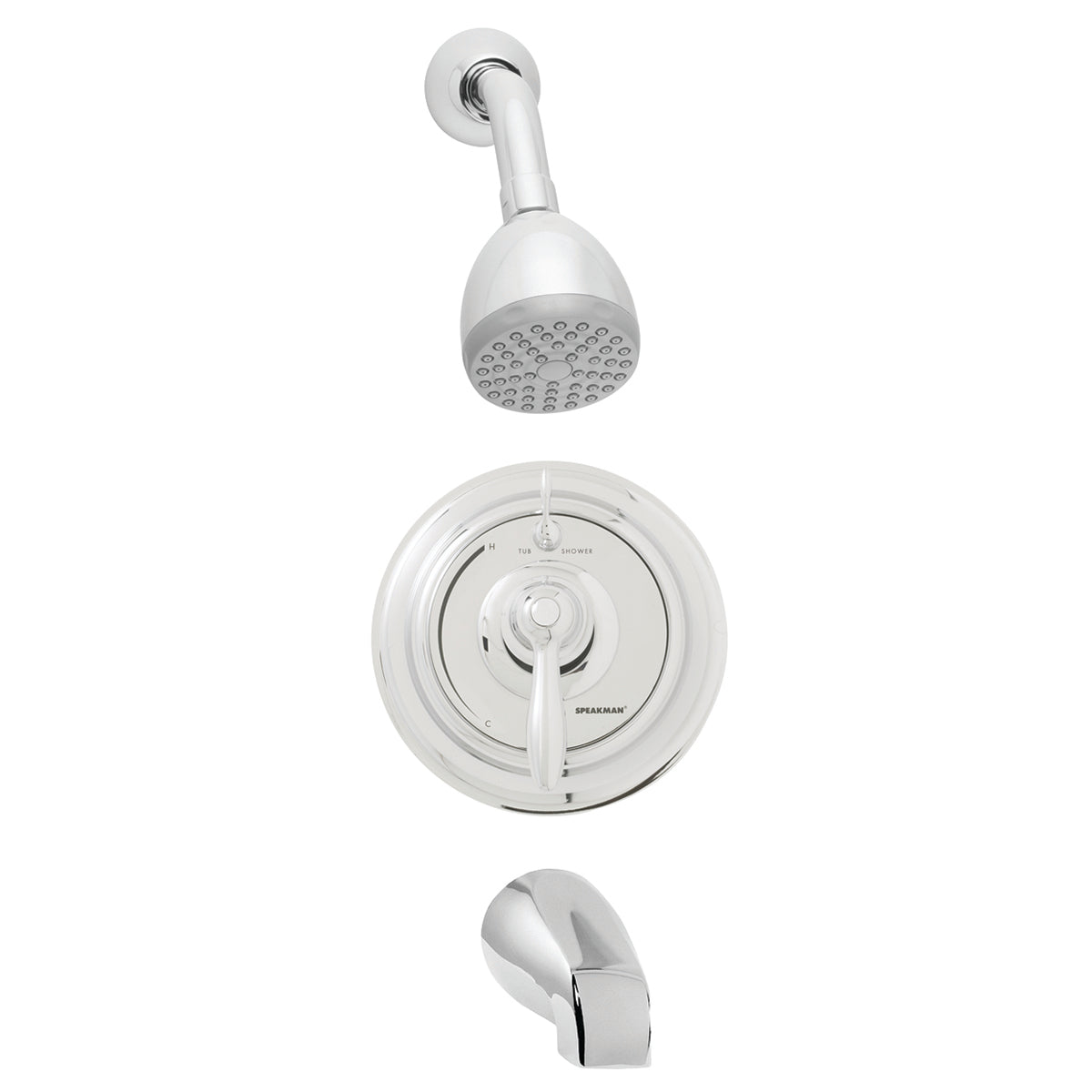Speakman SentinelPro SLV-5430 Diverter Trim, Shower and Tub Combination (Valve not included) Polished Chrome Finish - 2.0 GPM