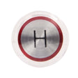 PlumbMaster Approved 25770 170H Plastic Snap-In Hot Index Button for Kohler, Larden, 13/16" OD