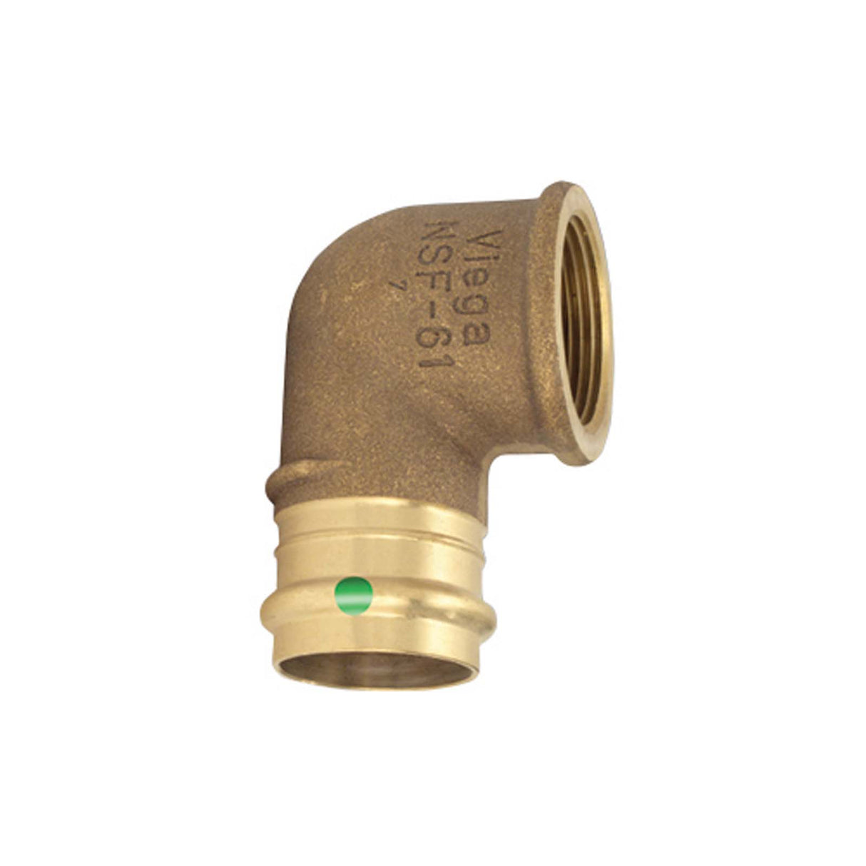 Viega 79540 3/4" Press x FIP ProPress Bronze 90 deg Elbow