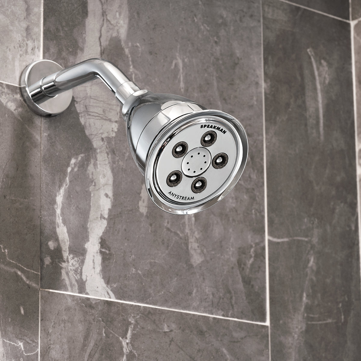 Speakman Anystream Filtered 3-Spray Polished Chrome Low Flow Shower Head Polished Chrome Finish - 2.0 GPM