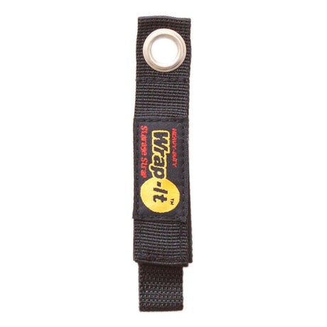 Wrap-It 104-10BX Black Nylon Heavy-Duty Storage Strap, Small, 1" W x 7" L (4-Pack)