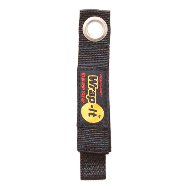 Wrap-It 104-10BX Black Nylon Heavy-Duty Storage Strap, Small, 1" W x 7" L (4-Pack)