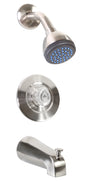 PVD Brushed Nickel "Head to Toe" Remodeling Kit For Moen Chateau Bath and Shower