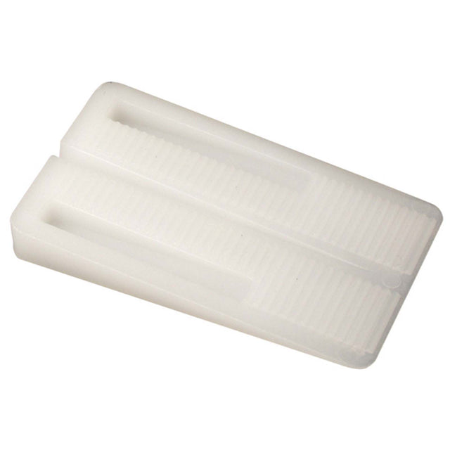 Wedge-It 460-10 Natural Stiff Polypropylene Closet Wedge, 1-5/16" L x 1/4" T