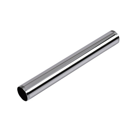Dearborn 1776PC 1-1/2" x 12" 17 Gauge Brass Threaded Tube Polished Chrome