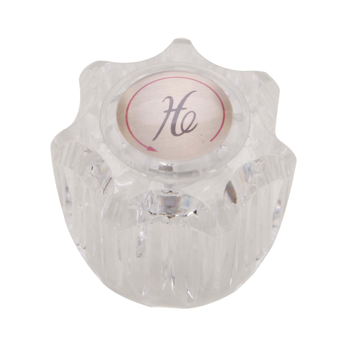 PlumbMaster Approved 25422 Clear Acrylic Hot Handle (Generic) for Delta Kitchen Faucet