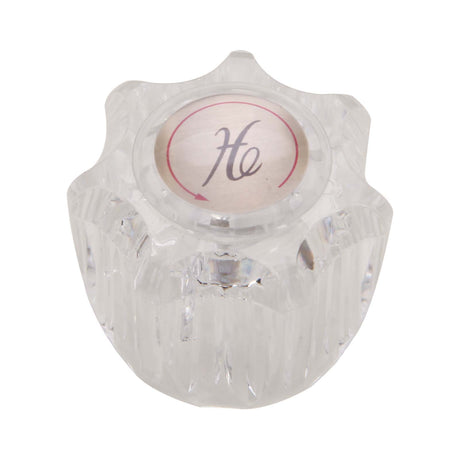 PlumbMaster Approved 25422 Clear Acrylic Hot Handle (Generic) for Delta Kitchen Faucet