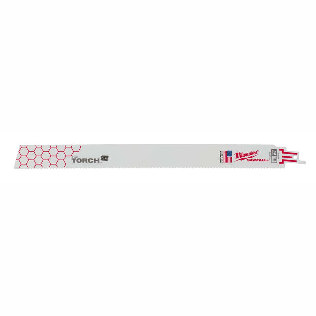 Milwaukee 48-00-5789 12" 18TPI Sawzall Blades, Torch, Metal (5 pack)