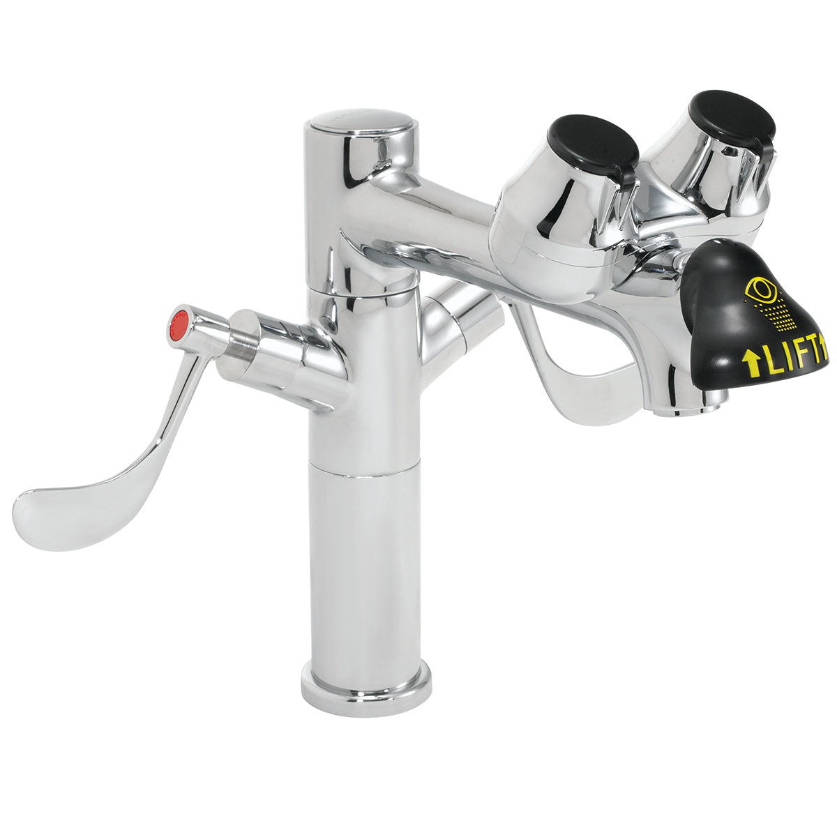 Eyesaver SEF-1850-8-4WH Single Post Laboratory Eyewash Faucet with 8 In. Spout
