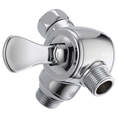 Delta U4929-PK Brass 3-Way Shower Arm Diverter, 1/2-14 NPSM-2A and 2B, Chrome Plated