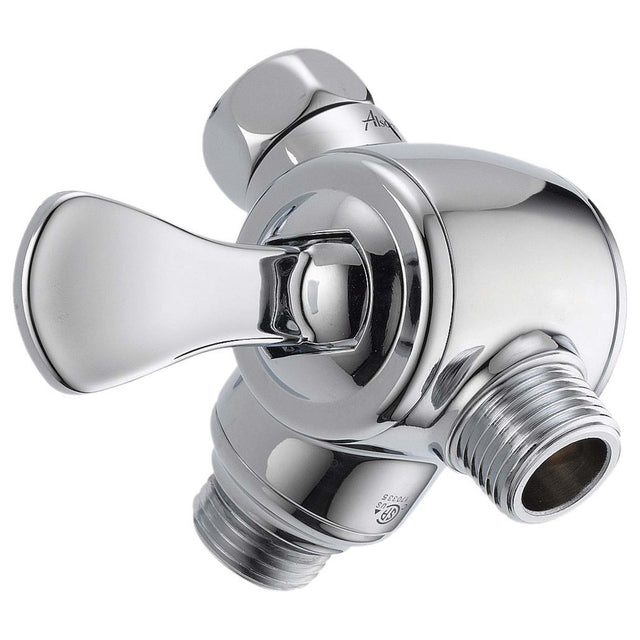 Delta U4929-PK Brass 3-Way Shower Arm Diverter, 1/2-14 NPSM-2A and 2B, Chrome Plated