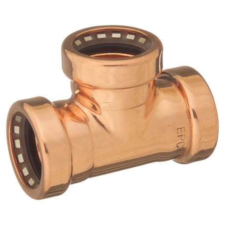 Apollo Valves 10170860 3/4" Push-Fit CopperLoc Copper Tee