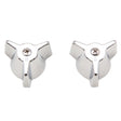 PlumbMaster Approved 20206 ST-60H Metal Hot and Cold Handle Pak (Pair, OEM) for American Standard Lavatory