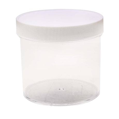 PlumbMaster Approved 61756 Clear Storage Jar with Lid, 8 oz