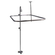Sioux Chief 974-68200301 Chrome Brass Add-On Shower with Rod Kit, 3-3/8" Diverter