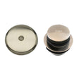PlumbMaster Approved 80915 PVD Brushed Nickel Touch Toe Style Bath Drain