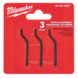 Milwaukee 48-22-4257 3-Piece Replacement Reaming Blade for Tubing Cutter
