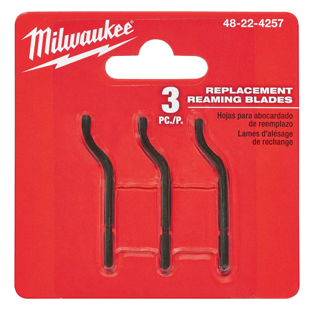 Milwaukee 48-22-4257 3-Piece Replacement Reaming Blade for Tubing Cutter