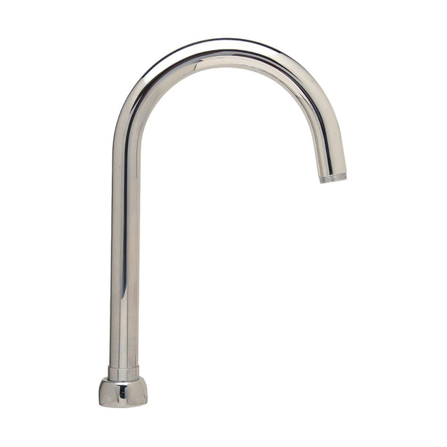 G67852 Zurn G61064 Metal Centerline Gooseneck Spout Assembly, 5-3/8" Reach, Silver