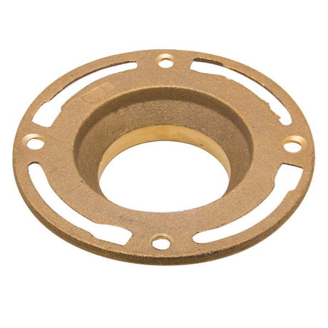 PlumbMaster Approved 40639 Toilet Floor Flange, 3" ID x 4" OD, Brass