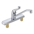 Delta 120LF Classic Series Single Handle Kitchen Faucet, Less Spray, Chrome