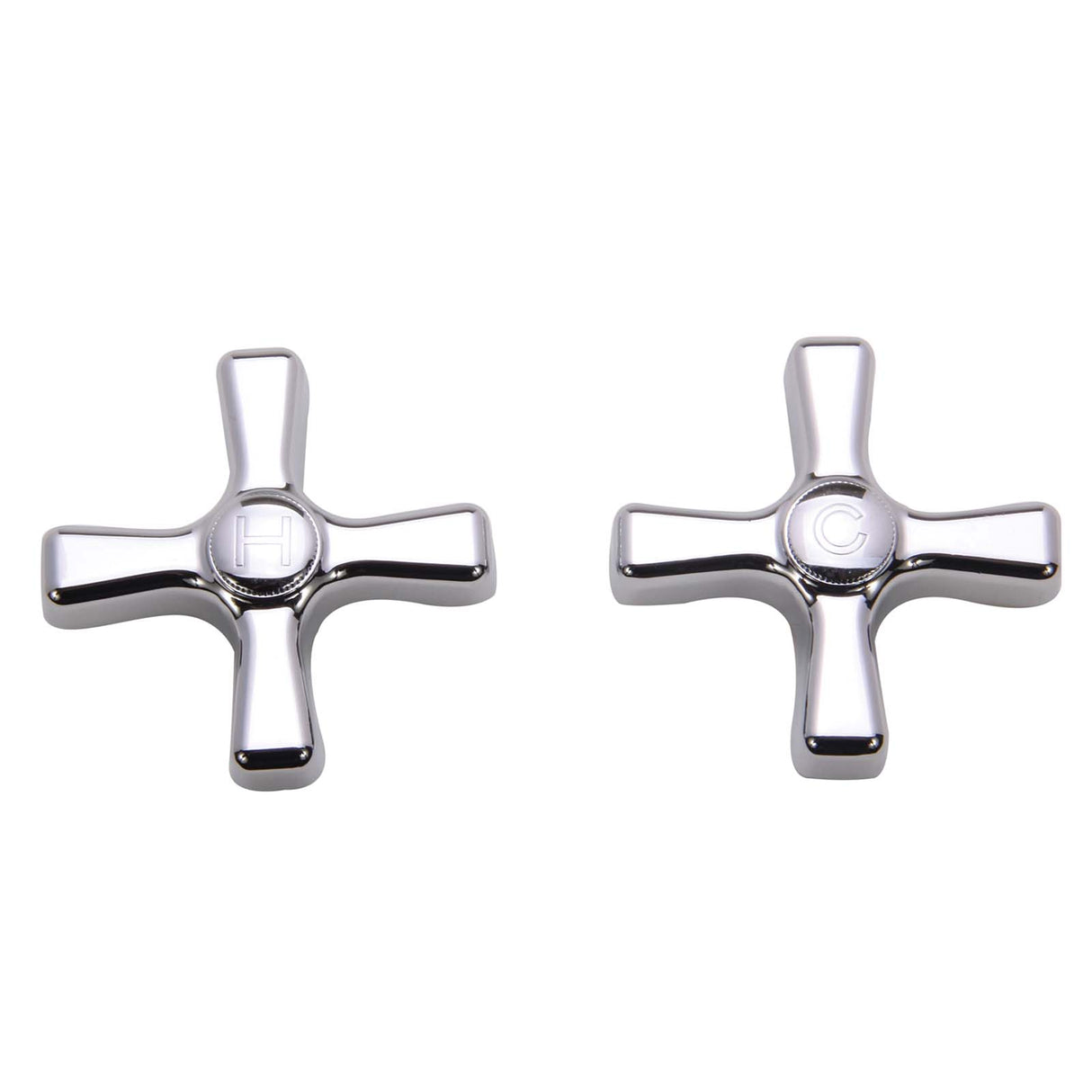 PlumbMaster Approved 97208 Cross Handle (Pair) For Series Prior to 1941 Re-Nu Bath Fixture