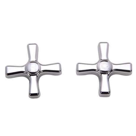 PlumbMaster Approved 97208 Cross Handle (Pair) For Series Prior to 1941 Re-Nu Bath Fixture
