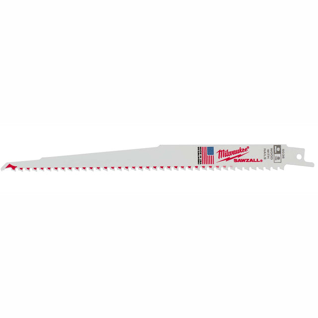 Milwaukee 48-00-5036 9" 5TPI Sawzall Blades, Thin Kerf, Wood (5 pack)