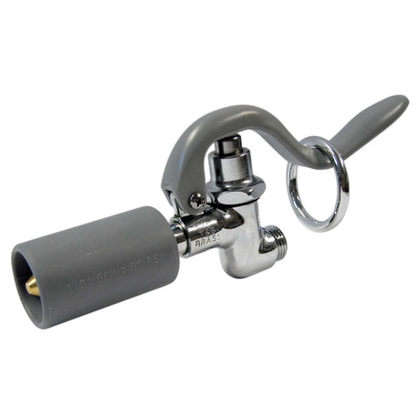 T&S B-0107-CM Brass Ultimate Spray Valve with Low Flow Spray Tip, 3/4-14 UN Male Inlet, 0.65 gpm, Polished Chrome Plated