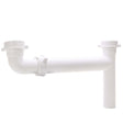 PlumbMaster Approved 50986 1-1/2 x 16" Polypropylene Plastic Telescopic Twin End Outlet Waste Slip-Joint