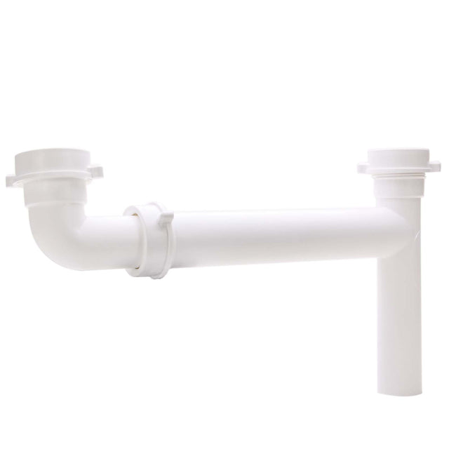 PlumbMaster Approved 50986 1-1/2 x 16" Polypropylene Plastic Telescopic Twin End Outlet Waste Slip-Joint