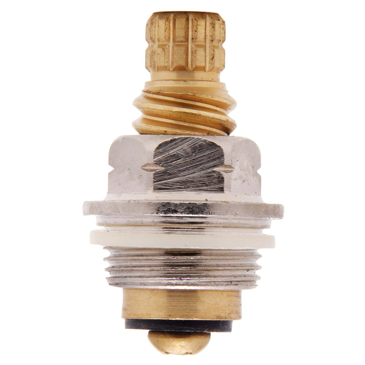 PlumbMaster Approved 8044PNL Low-Lead Left Hand Cold Stem Assembly for Exposed Ledge Type Harcraft Swing Spout Deck Faucet