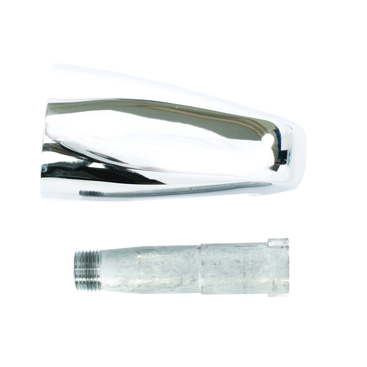 PlumbMaster Approved 34225 Tub Spout without Diverter, 1/2 or 3/4" IPS, Chrome