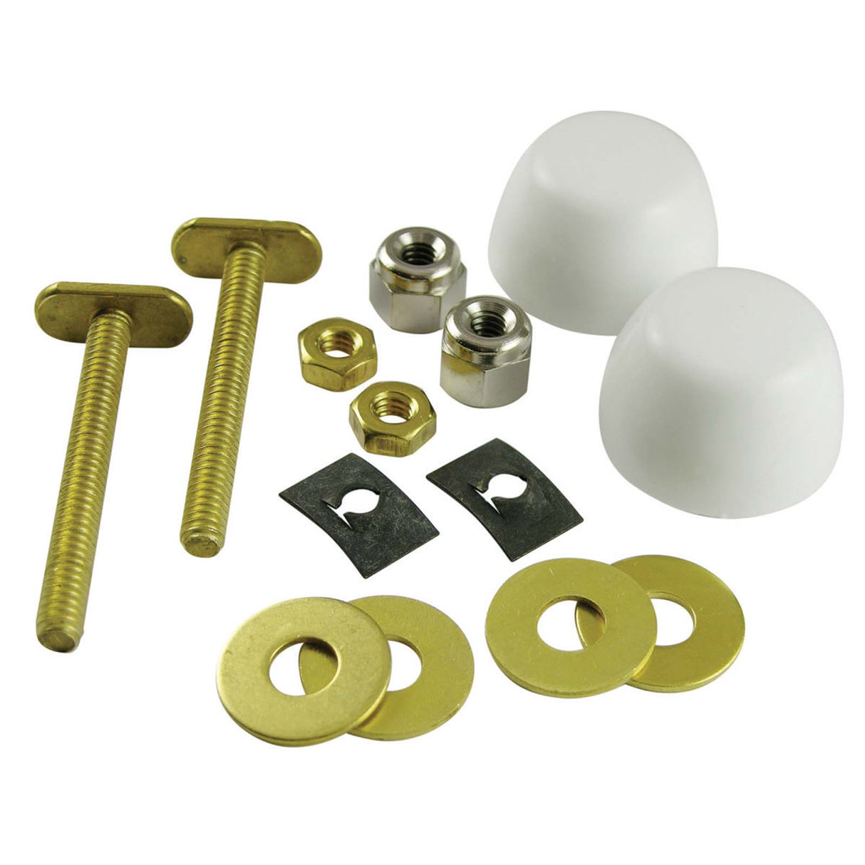 Closet Bolt & Closet Cap Kit (Bagged)