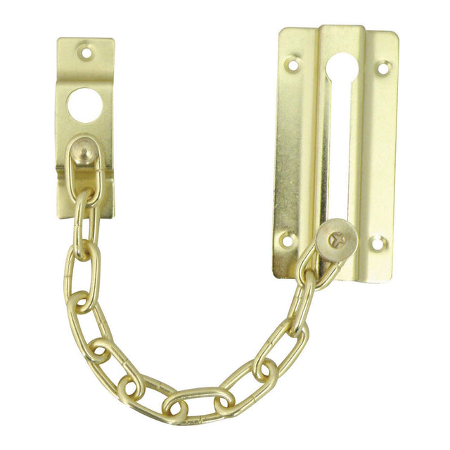 Ultra Hardware 29010 Polished Brass Chain Door Guard