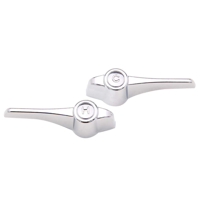 PlumbMaster Approved 24400 1h0 Chrome Less Bushing Hot and Cold Handle Pak