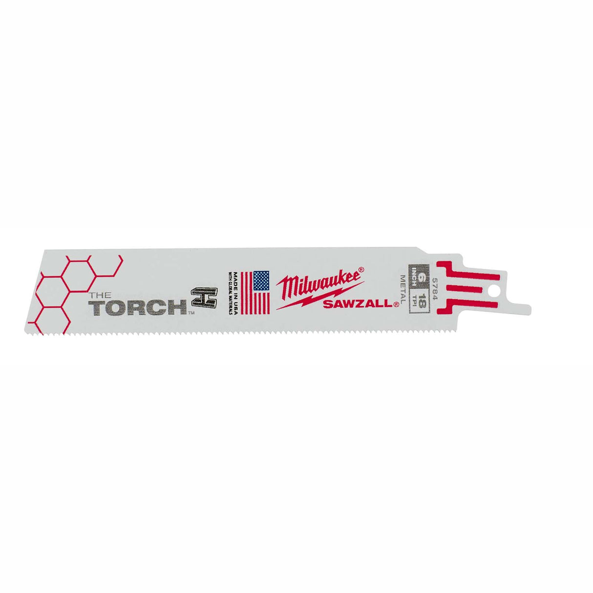 6" 18TPI Sawzall Blades, Torch, Metal (5 pack)