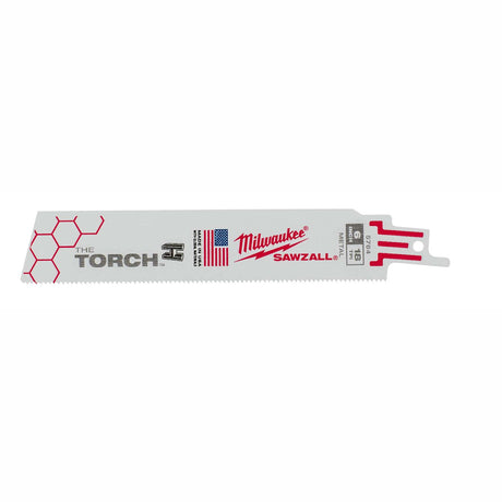 6" 18TPI Sawzall Blades, Torch, Metal (5 pack)