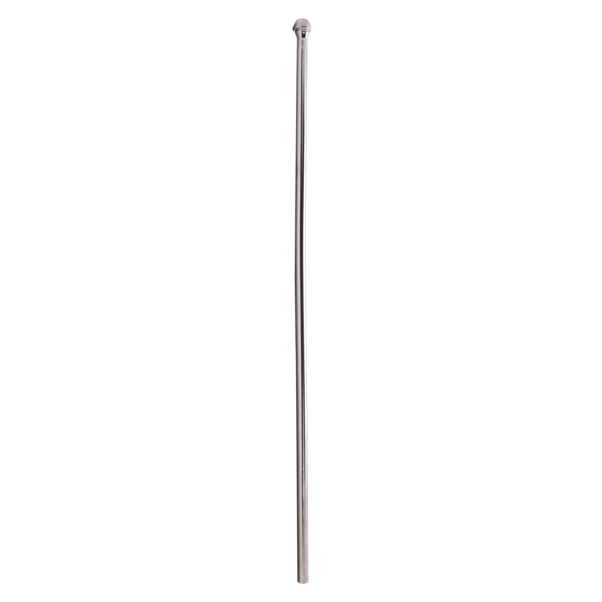 PlumbMaster Approved 51404 3/8" x 29-1/2" Chrome Plated Copper Faucet Riser with Insert